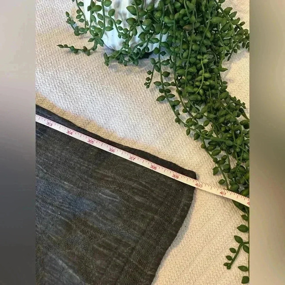 NWT Cleo + Wolf Black Tiered Tie Dye Cotton Linen Maxi Dress Size Medium - Picture 5 of 6